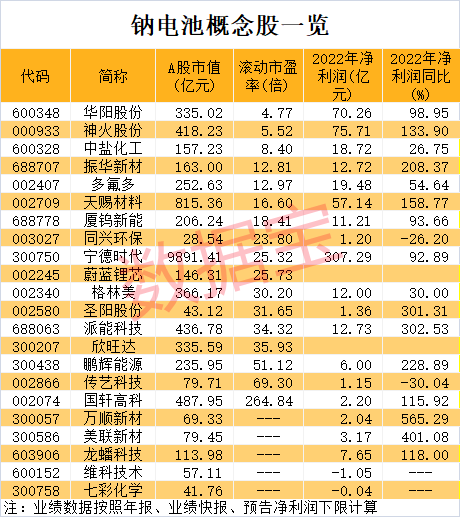 兩大新能源巨頭大動(dòng)作 鈉電池年內(nèi)將“上車”！這些概念股業(yè)績(jī)報(bào)喜