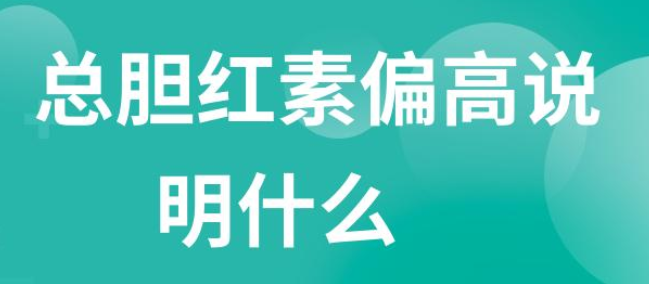 總膽紅素偏高說明什么-總膽紅素偏高說明什么病也會使