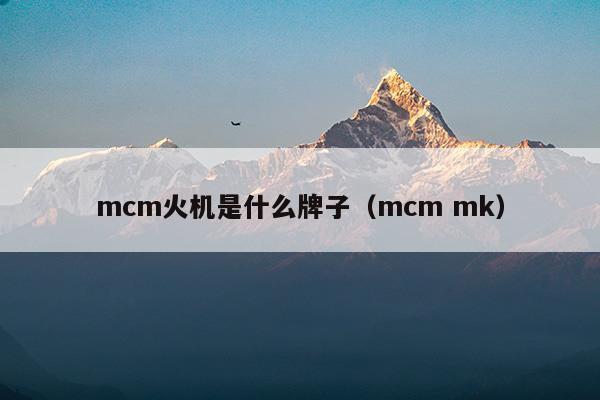 mcm火機是什么牌子(imcc火機是什么品牌)