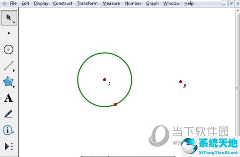 幾何畫板如何過圓外一點(diǎn)畫圓切線 繪制方法介紹