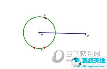 幾何畫(huà)板如何過(guò)圓外一點(diǎn)畫(huà)圓切線 繪制方法介紹