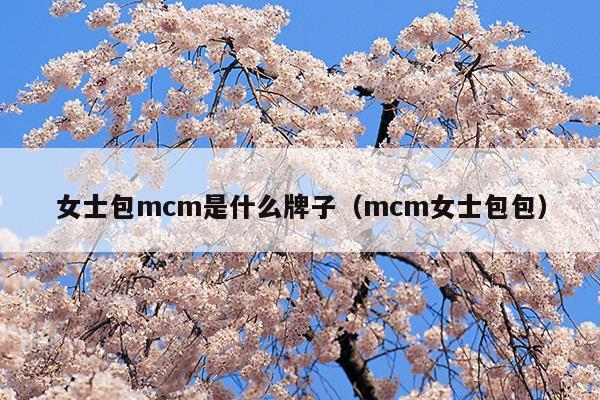 女士包mcm是什么牌子