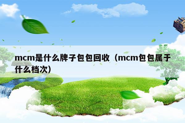 mcm是什么牌子包包回收(mcm是什么牌子包)