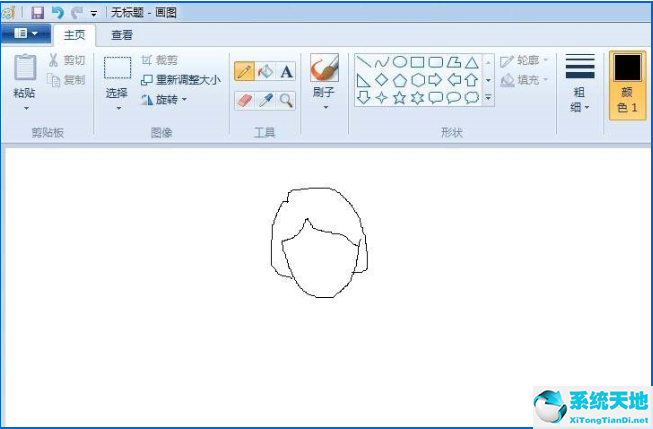 如何使用XP畫圖工具畫簡筆畫人物 XP畫圖工具畫簡筆畫人物的方法