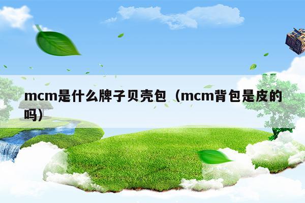 mcm是什么牌子貝殼包(mcm是什么牌子中文名)