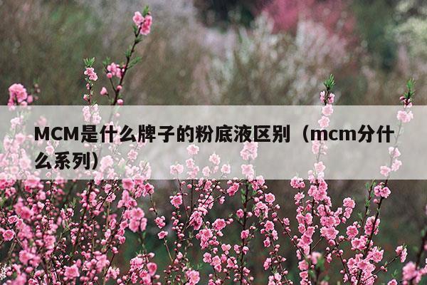 MCM是什么牌子的粉底液區(qū)別(mcm是什么牌子的包)