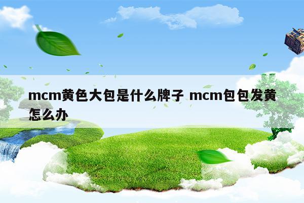 mcm黃色大包是什么牌子mcm包包發(fā)黃怎么辦(mcm黃色大包是什么牌子mcm包包發(fā)黃怎么辦)