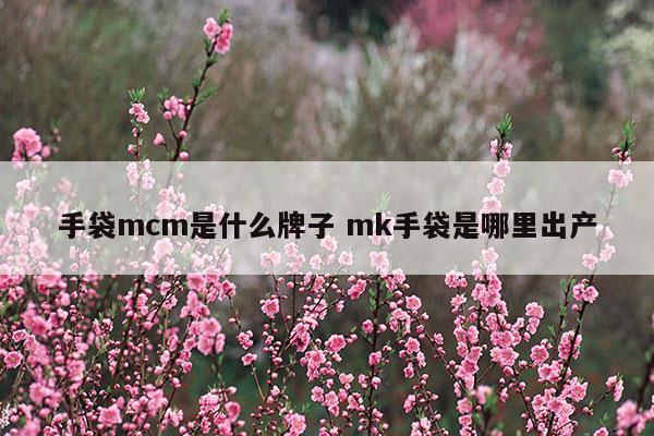 手袋mcm是什么牌子mk手袋是哪里出產(chǎn)(mk手包包官網(wǎng)圖片及價格表)