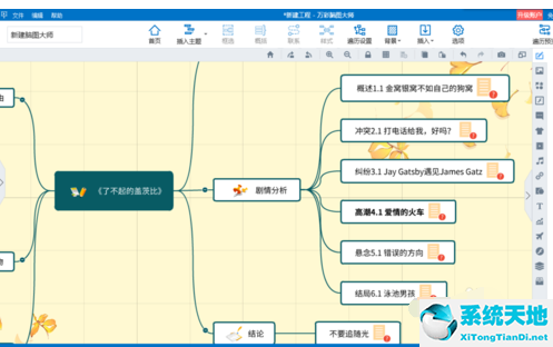 mindmaster設(shè)置字體傾斜的詳細操作流程