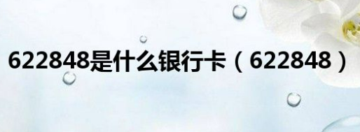 622848開頭是什么銀行？622848開頭是中國農(nóng)業(yè)銀行