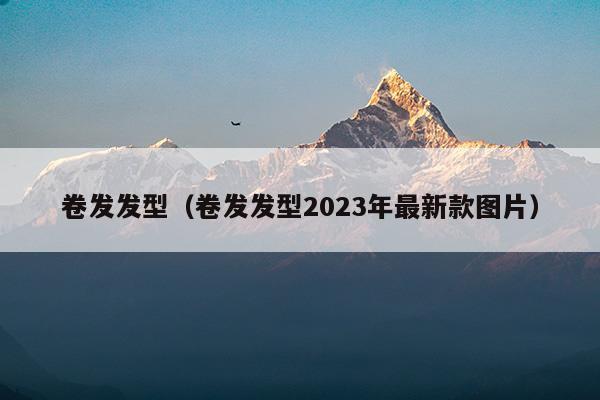 卷發(fā)發(fā)型(卷發(fā)發(fā)型2022年最新款)