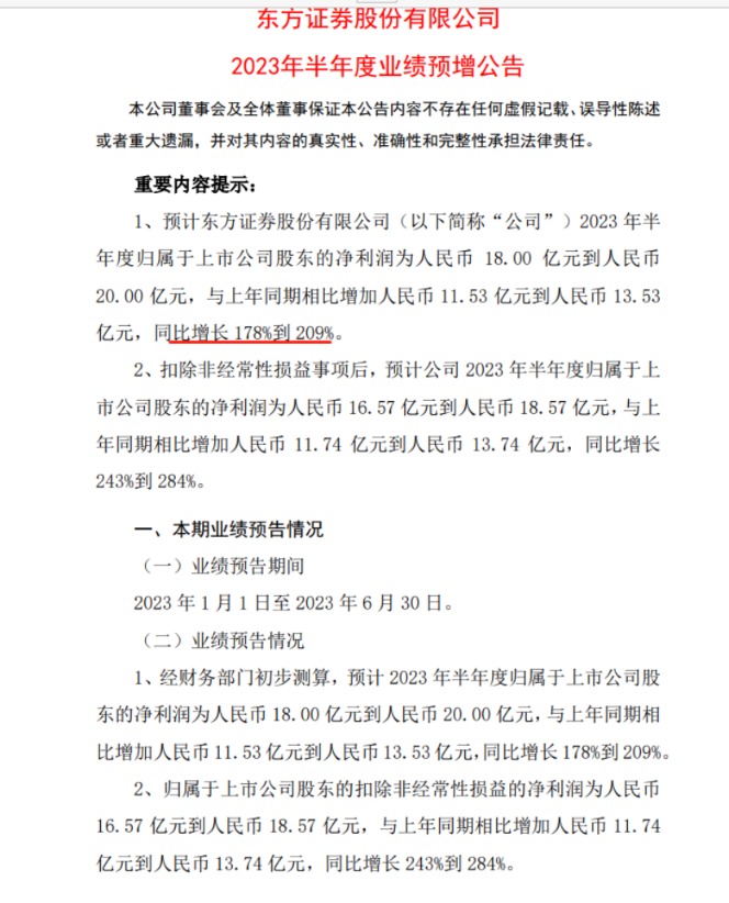 賺錢了 券商“喜報(bào)”刷屏！19家業(yè)績(jī)上漲 凈利最高猛增209%