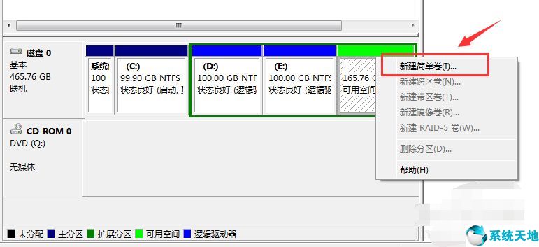 w7系統(tǒng)怎樣分區(qū)(win7系統(tǒng)怎么分盤)